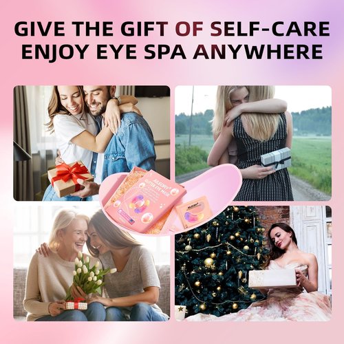 AILEORY Under Eye Patches (24 Pairs) - Tri-color Glitter Eye Gel Pads for Dark Circles, Puffy Eyes, Under eye Bags, Wrinkles | Natural Collagen Under Eye Mask Patches, Valentines Day Gift for Her