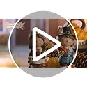 Large Fall Decorations Set of 2 Harvest Figurines for Home & Garden — Thanksgiving & Autumn Decor