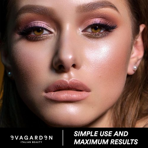 EVAGARDEN Ultra Lasting Lipstick - Moisturizing Gloss for Long Wear & Perfect Color - 711 Dark Nude - 0.13 oz