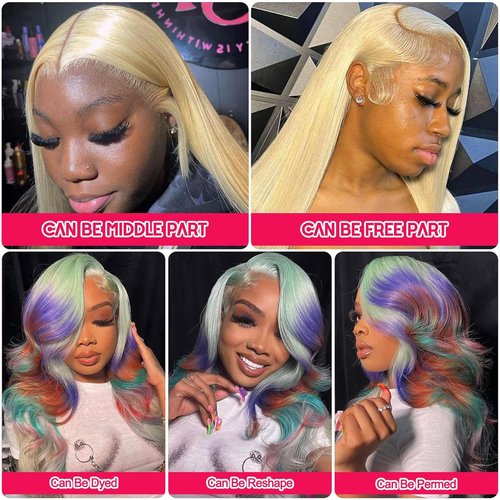 13x4 Lace Frontal Only Human Hair Honey Blonde 613 Color 13x4 Transparent Lace Frontal Closure Pre Plucked Invisible Hiar Knots 150% Brzilian Virgin Human Hair Blonde 613 14 Inch 13x4 Frontal Only
