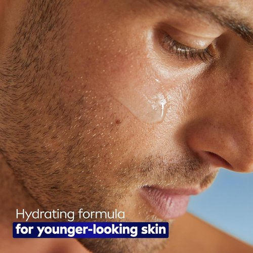 NIVEA MEN Age Defense Face Serum - Instant Hydration with Pro-Retinol & Hyaluronic Acid | 1.7 Fl Oz
