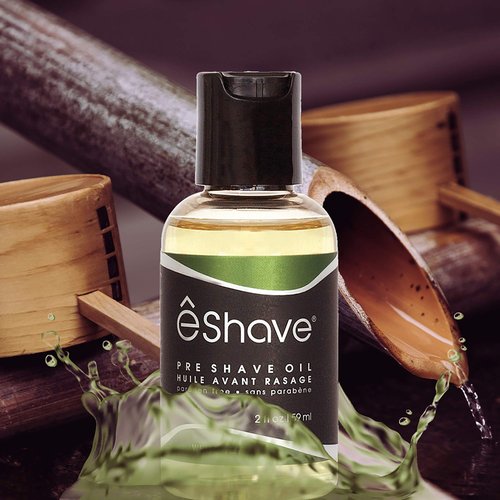 eShave Pre Shave oil for men- protects from shaving irritation and razor burn- for smoothest shave and silky skin- All Natural Shaving oil 2 oz
