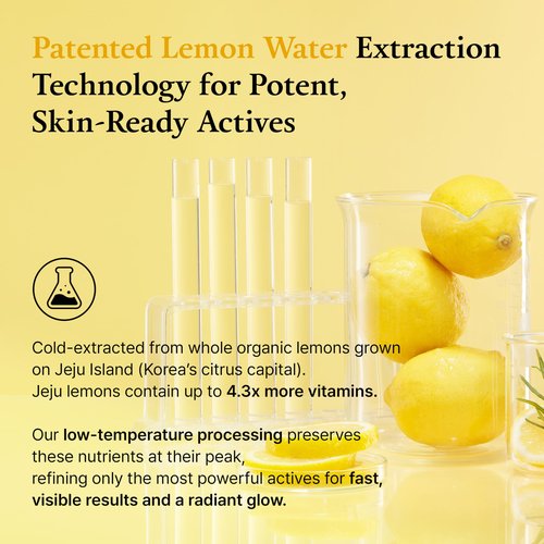 FULLY Lemon Vita Bubble Facial Serum, 69% Organic Jeju Lemon Water & Vitamin C, Instant Glow & Hydration, Niacinamide + Glutathione for Radiance & Tone Refining, Vegan Korean Skincare, 3.21 fl.oz