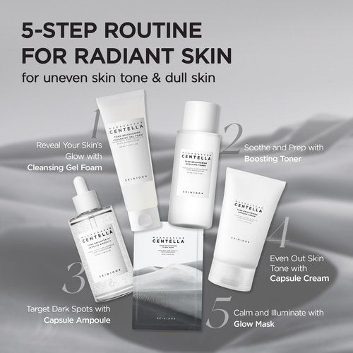 SKIN1004 Tone Balancing Capsule Ampoule, Valentine Gifts, Niacinamide Serum for Face, Korean Hydrating Facial Serum for Dark Spot & Skin Tone with Tranexamic Acid, Korean Skin Care (1.69 fl.oz)