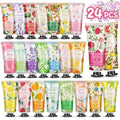 24 Pack Hand Cream Gift Set For Women, Mini Hand Lotion Travel Size in Bulk for Dry Cracked Hands, Mothers Day Gifts,Teacher Appreciation Gifts,Thanksgiving Gift, Bridesmaid Gift,Party Favors