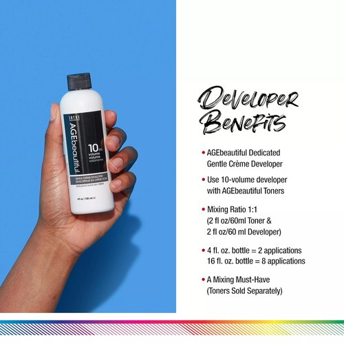 AGE Beautiful Gentle Creme Hair Developer - Professional Salon Quality for Long-Lasting Gray Coverage