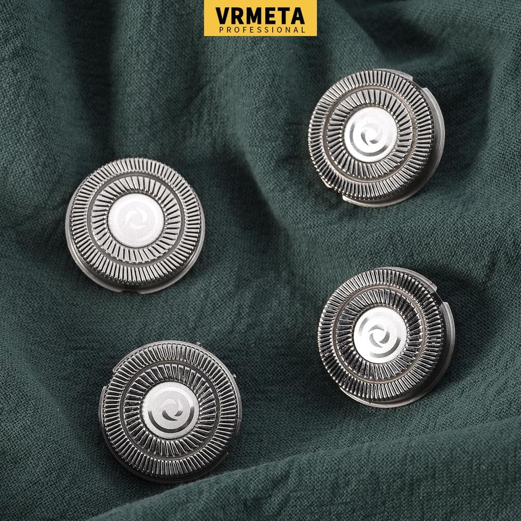VRMETA 4 PCS Shaver Head Replacement Blades for Pitbull Carver PRO 4 Electric Razor Replacement head