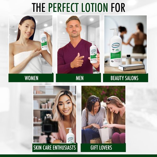 GLY MIRACLE Fragrance-Free Non-Greasy Body Lotion, 12 oz High-Glycerin Moisturizer for Sensitive, Extremely Dry Skin, Hands, Feet & Body