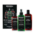Brickell Men's Daily Face Cleanse - Oily Skin Gel Wash, Alcohol-Free Toner & Moisturizer | Natural & Organic