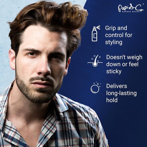 Papi & Co. Control Hair Spray - Extreme Hold & Volumizing Formula - Lightweight, Non-Sticky Finish - 8.45 oz