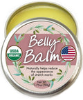 Organic Belly Balm - USDA Certified Stretch Mark Cream to Moisturize & Heal Skin | Made in USA