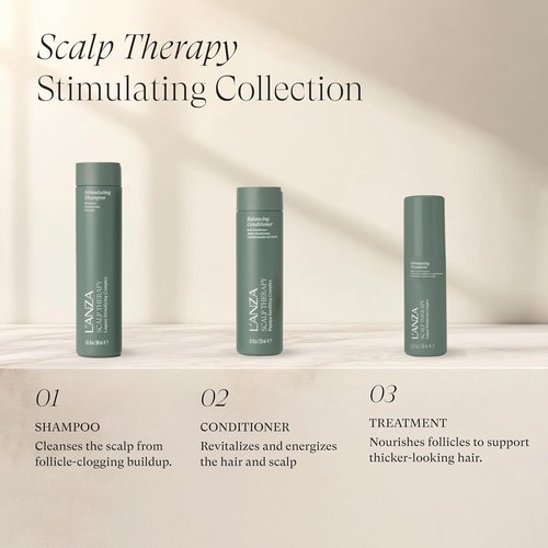 L'ANZA Scalp Therapy Shampoo & Conditioner Set - Nourishing Formula for Healthy Hair