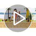 Luau Grass Table Skirt - Dark Straw, 108 x 30 Inches, Hawaiian Party Decor
