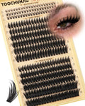 Spiky Manga Lash Clusters 12-20mm Anime Eyelash Clusters 300pcs Cluster Eyelash Extensions Fairy Eyelashes Cluster with Bottom Individual Lashes 80D+100D Volume DIY Lash Extension by TOOCHUNAG
