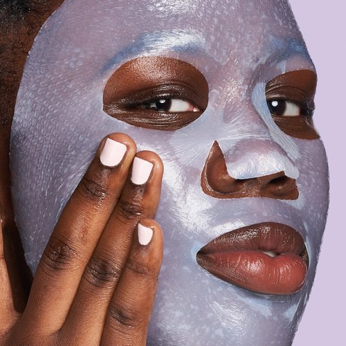 EXUVIANCE Pick-Me-Up Plumping Mask with Pure Hyaluronic Acid and Caffeine for Instant Plumping Hydration - Reveal Smooth, Supple and Luminous Skin, For All Skin Types - Single Use Sheet Mask, 0.7 oz