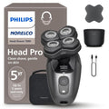 Philips Norelco Head Shaver Pro 7000 Series - Electric Shaver with 360° Flexing Head & ComfortCut Blades for Gentle, Clean Shave | Model HS7980/40