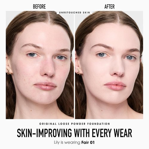 bareMinerals Original Get Started Kit - 3-Piece Makeup Set with SPF 15 Foundation & Brush