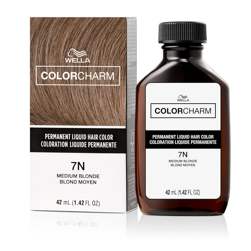 WELLA Color Charm Permanent Liquid Hair Color - Natural Blonde for Full Gray Coverage
