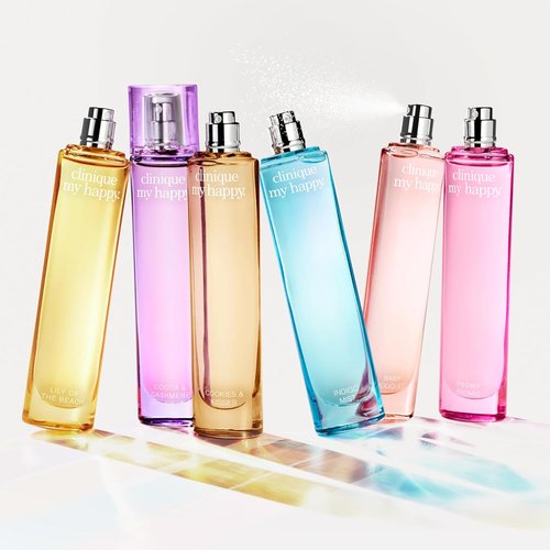 Clinique My Happy Fragrance Spray - Cocoa & Cashmere, Baby Bouquet, Cookies & Kisses | Women's Perfume Collection