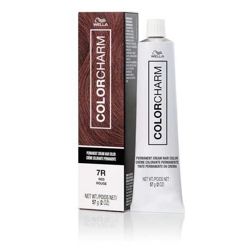 COLORCHARM Permanent Cream Hair Dye - 100% Gray Coverage | Auburn & Red Violet Shades | Vegan Formula | 2 oz.
