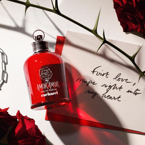 Cacharel Amor Amor Eau de Parfum Spray for Women - Floral Fruity Chypre with Bergamot, Rose & Cedar Notes | 3.4 oz