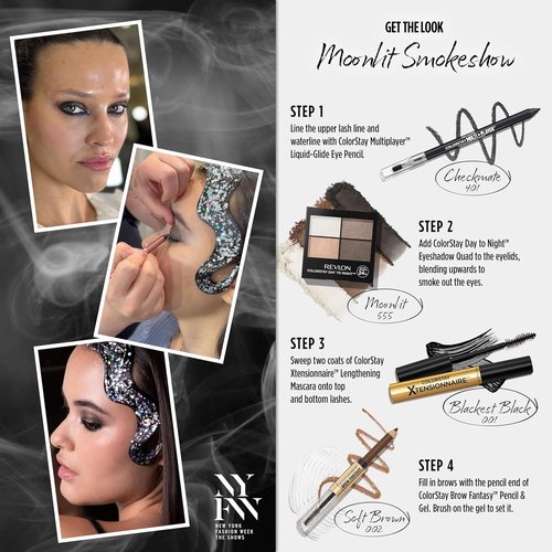Revlon ColorStay Brow Fantasy - All-In-One Eyebrow Powder Pencil & Shaping Gel | 16HR Smudge-Proof, Medium Brown