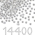 Beadsland Flatback Rhinestones Bulk,14400pcs White Rhinestones for Nails Crafts Clothes DIY Decoration, Crystal, SS12,3.0-3.2mm