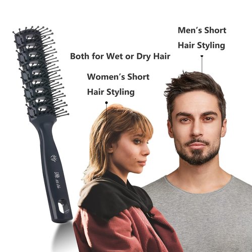 PERFEHAIR Vented Hair Brush - Heat Resistant Styling Tool for All Hair Types | Static-Free Design