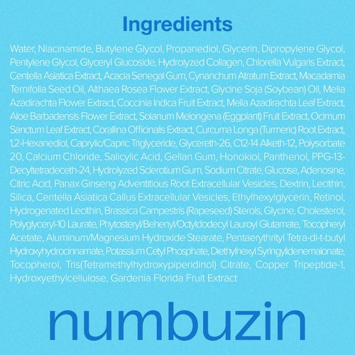 numbuzin No.3 retinol Serum | Blue Bio-Retinol Pore Refining Serum | Retinol Beginner, Tightening, Firming, BHA, Niacinamide, Peptide | 1.01 fl.0z (30ml)