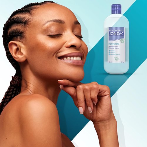 Eau Thermale Jonzac Organic Micellar Water - Hydrating Makeup Remover for Sensitive Skin - 16.9 Fl Oz