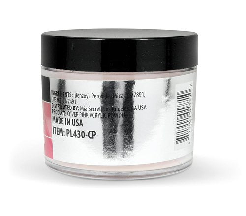 Mia Secret Cover Pink Acrylic Powder - Easy Application & Smooth Finish - 2 Ounce