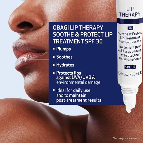 Obagi Lip Therapy SPF 30 - Soothe & Protect Lip Balm with Hyaluronic Acid & Vitamin E - 0.34 oz