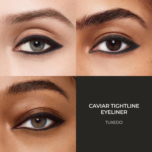 Laura Mercier Caviar Cravings Eye Essentials, Caviar Tightline Eyeliner and Extravagant Mascara: Long Lasting Color, 3X Curl and Lift, Smudge- & Transfer-Proof, Holiday Gift Set
