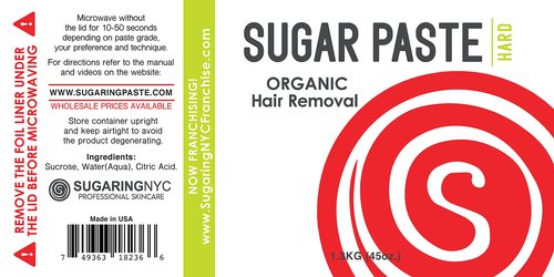 Sugaring Hair Removal Kit - Soft, Medium, Hard Paste Trio Pack - Beginer Set for Sugaring Business