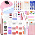 Acrylic Nail Kit with Drill & U V Light - Complete Starter Set for Beginners With Everything