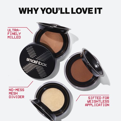 Smashbox Always on Loose Setting Powder | Blurring Translucent Oil-Controlling Setting Powder that Sets Makeup All Day with a Natural-Looking Matte Finish, 0.35 Ounce, Translucent Medium