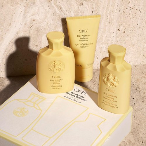 Oribe Hair Alchemy Discovery Set - Travel-Size Haircare Trio for Strengthening Weak, Fragile Hair