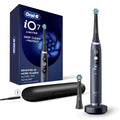 Oral-B iO Deep Clean Electric Toothbrush - Rechargeable, Black, Includes 2 Brush Heads & Travel Case
