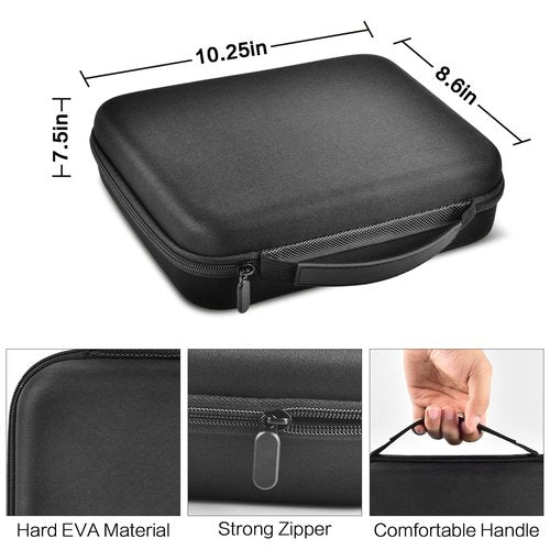 Case Compatible with Philips for Norelco Multigroom Series 7000 5000 Men's Grooming Kit with Trimmer MG7750/49 MG7910/49 MG9510/60. Storage Holder for Attachment Trimmers (Box Only) -Black Inner