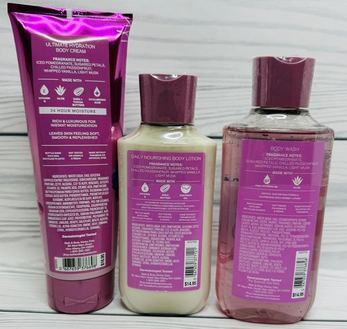 Bath & Body Works Be Enchanted Body Wash, Lotion & Hydration Cream | 3-Piece Gift Set