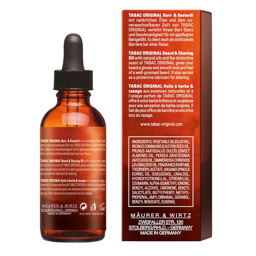 Maurer & Wirtz Tabac Beard Oil 50ml