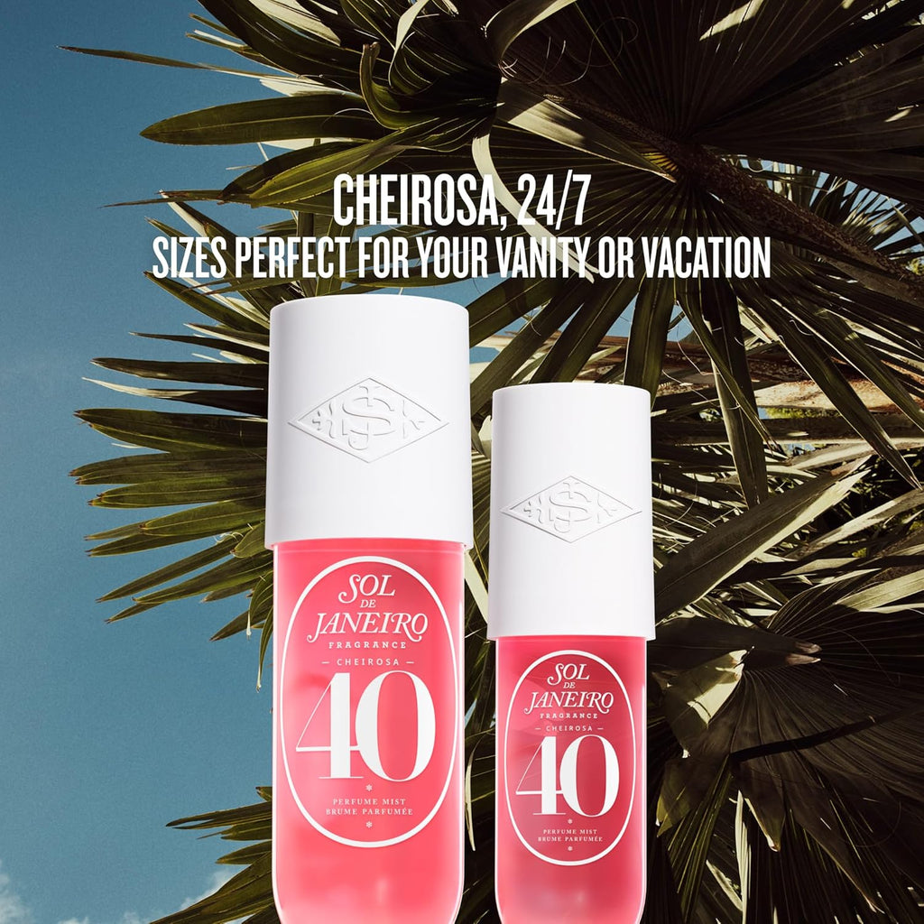 SOL DE JANEIRO Cheirosa Hair & Body Fragrance Mist Set - Full & Travel Size Duo | 8.1 & 3 fl oz