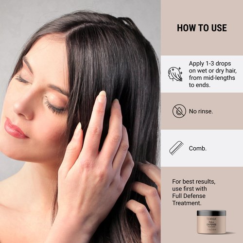 LAKMÉ Teknia Full Defense Hair Serum, Protective Hair Serum for Pollution & UV Rays, 3.5 Fl Oz