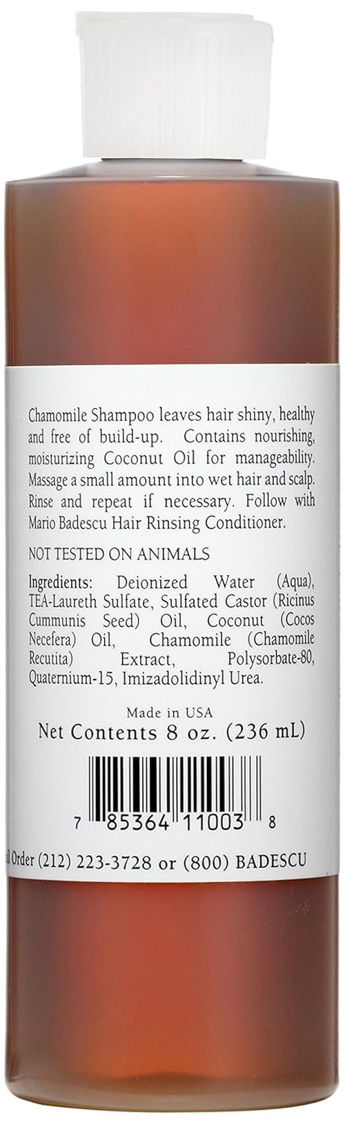 Mario Badescu Chamomile Shampoo - Gentle Formula for Oily & Sensitive Scalps | Soothes & Clarifies with Chamomile Extract