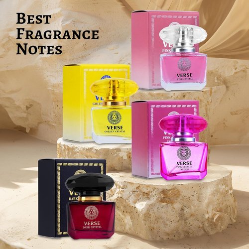 NovoGlow Mini Fragrance Set for Women - Refreshing Floral, Fruity & Woody Scents | Ideal EDP Gift for Birthdays & Anniversaries