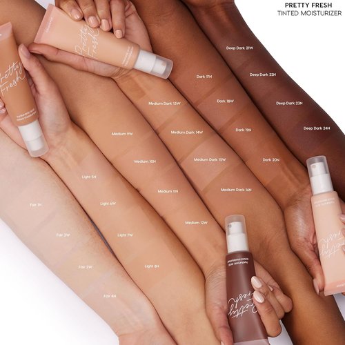 ColourPop Pretty Fresh Tinted Moisturizer - Hydrating Skin Tint for Glowy Summer Makeup - Medium 11N (1.45 oz)