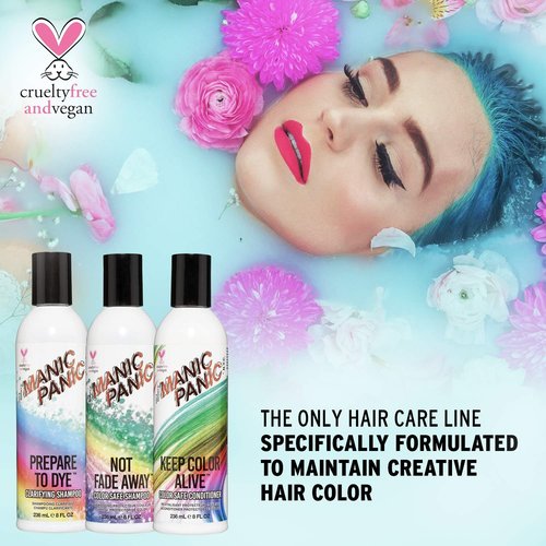 **MANIC PANIC Prepare to Dye Clarifying Shampoo - Sulfate-Free Formula for Color-Treated Hair | Vegan & Cruelty-Free (8oz)**
