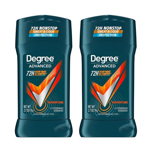 Degree Men Advanced Protection Antiperspirant Deodorant - Adventure Scent | 2.7 oz, 2-Pack