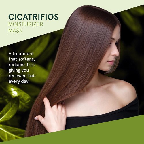 Inoar Cicatrifios Hair Mask - Deep Repair & Conditioning with RejuComplex3 | 6.7 Fl Oz for Frizz Control