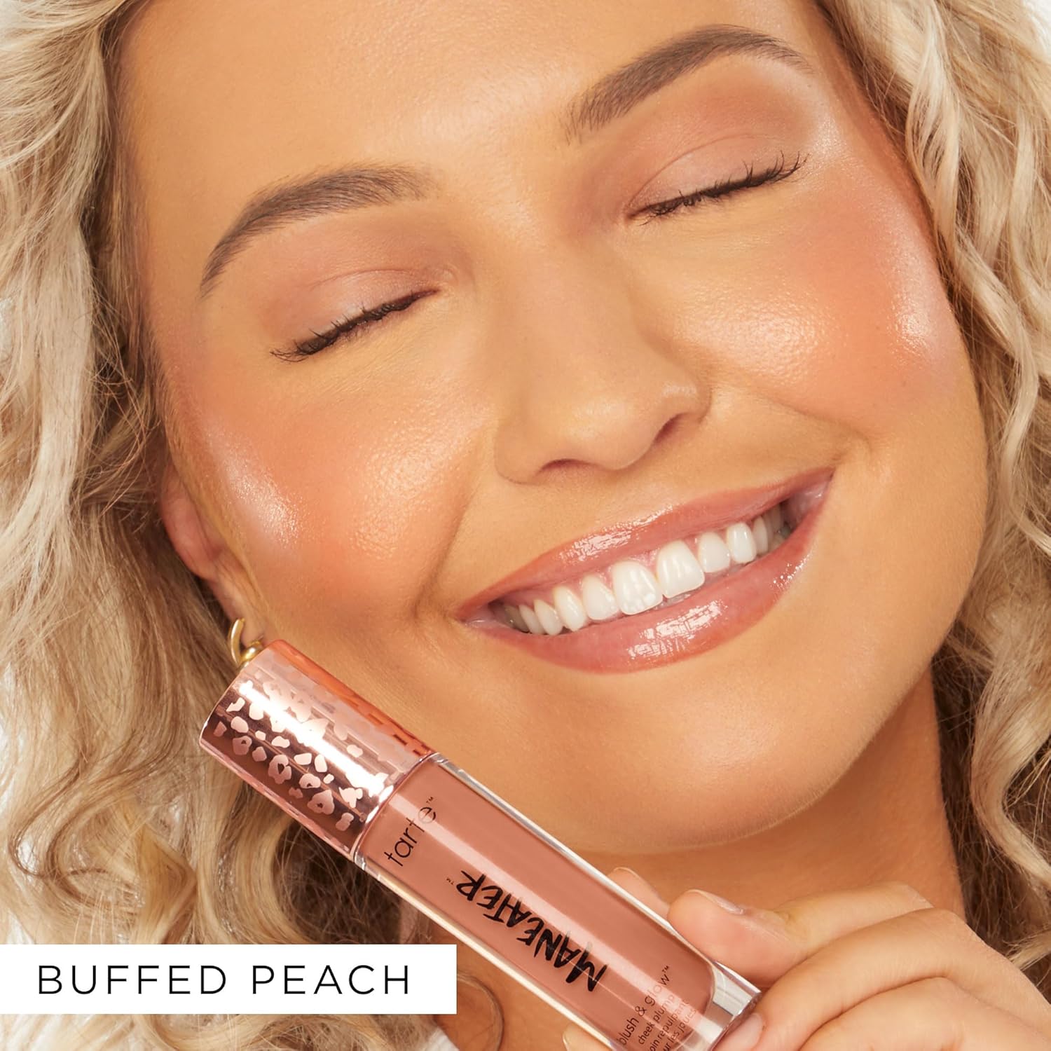 Tarte Maneater Blush & Glow Cheek Plump - Lightweight Cheek Tint & Illuminator with Coconut Water, Hyaluronic Acid & Vitamin E for Radiant Finish